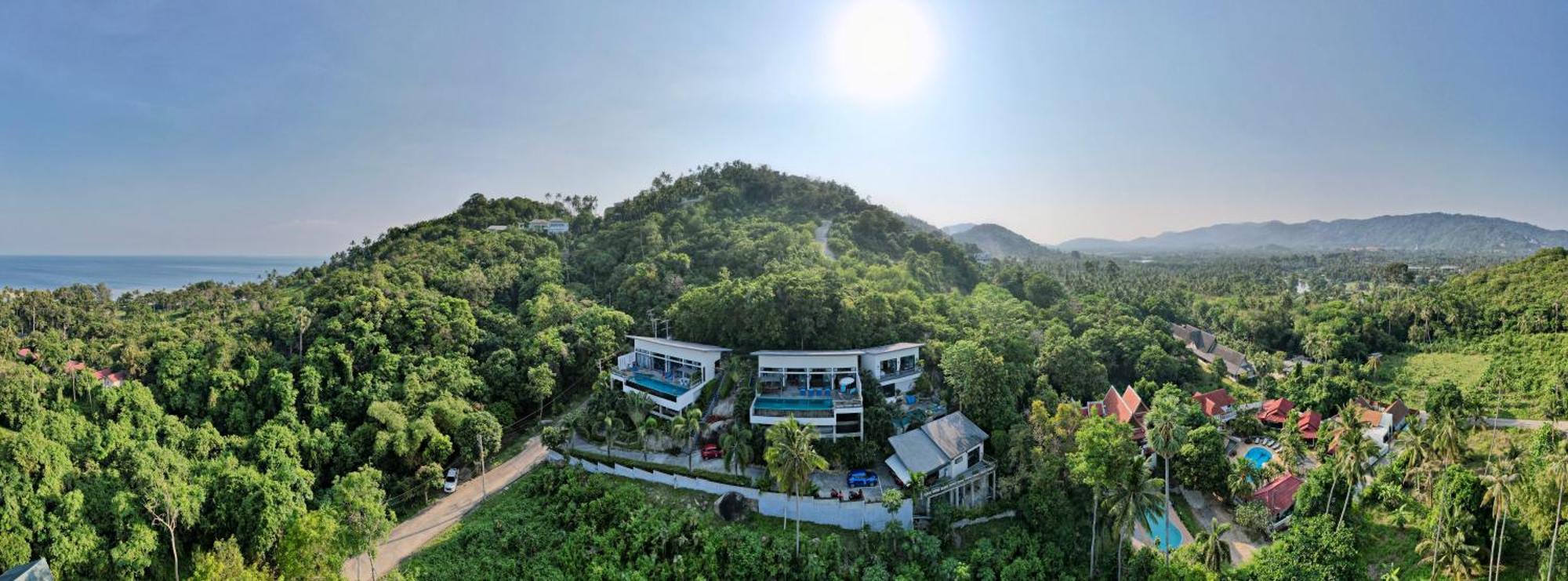 Ko Samui Seaview Pool Villa Seren With Car Laem Set Beach Exterior photo