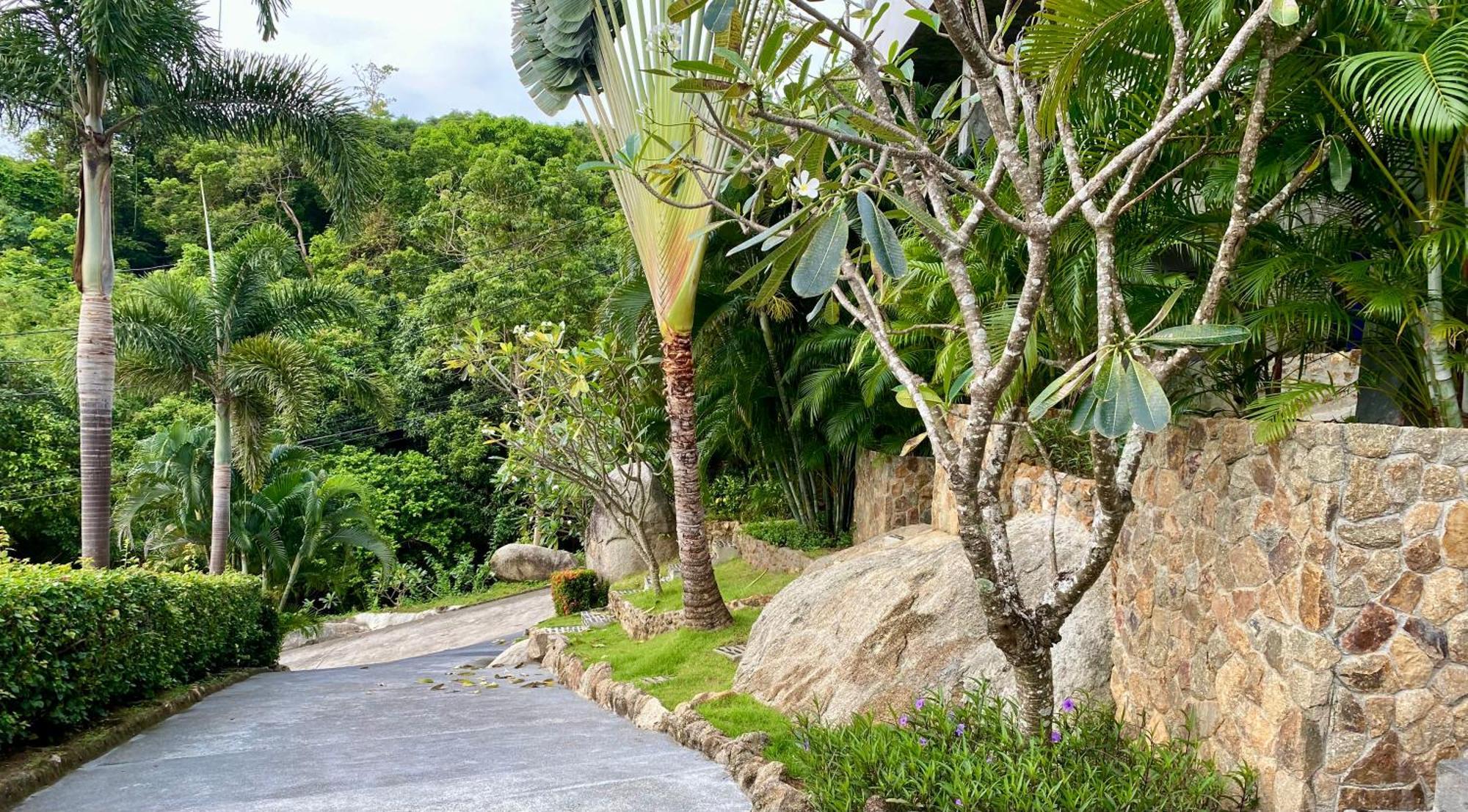 Ko Samui Seaview Pool Villa Seren With Car Laem Set Beach Exterior photo