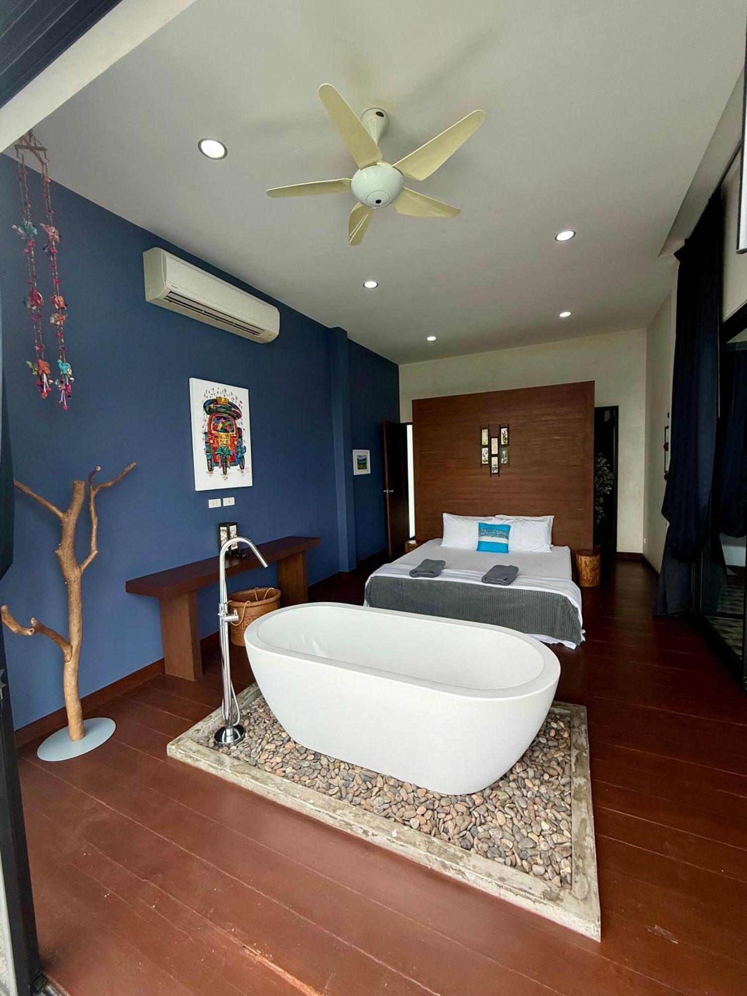 Ko Samui Seaview Pool Villa Seren With Car Laem Set Beach Exterior photo