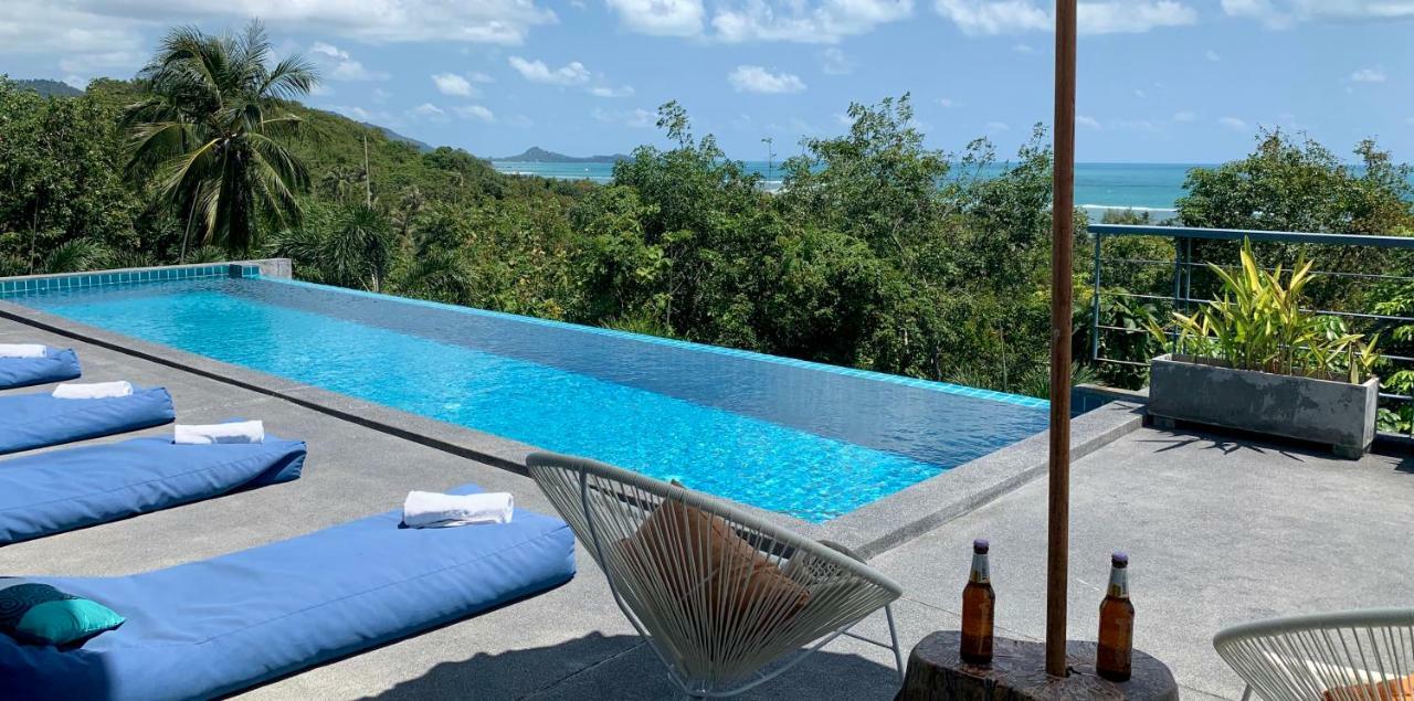 Ko Samui Seaview Pool Villa Seren With Car Laem Set Beach Exterior photo